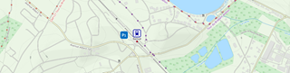 Localisation du parking Genval P1