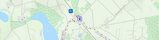 Localisation du parking La Hulpe P1