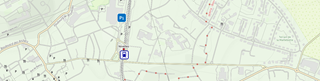 Localisation du parking Nivelles P1