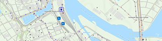 Localisation du parking Ostende P1