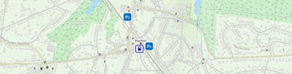 Localisation du parking Rixensart P1 P2
