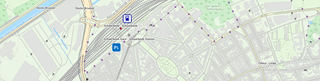 Localisation du parking Schaarbeek P1