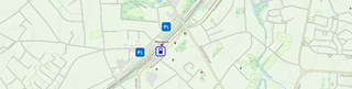Localisation du parking Waregem P1 P2
