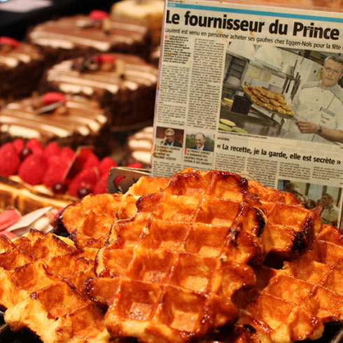  famous Belgian waffle in Liège
