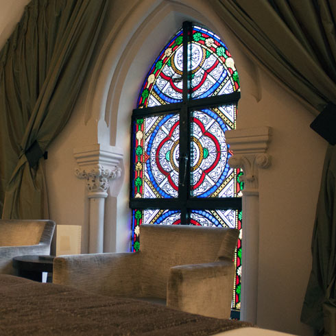 hotelroom in a church in Mechelen