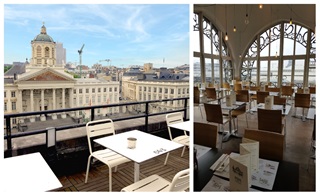 Restaurant avec vue panoramique au MIM (Musée des Instruments de Musique) à Bruxelles