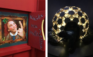 Interactieve attracties in het kindermuseum