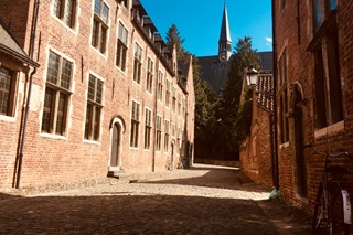 Les ruelles de la vieille ville de Louvain