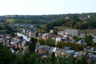 Panorame de la ville de Thuin