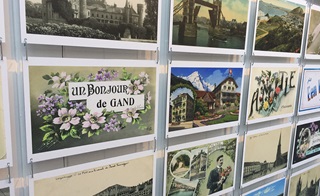 Ancienns cartes postales au Musée d'Alijn à Gand