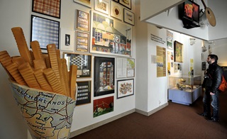 Intérieur Musée de la frite à Bruges