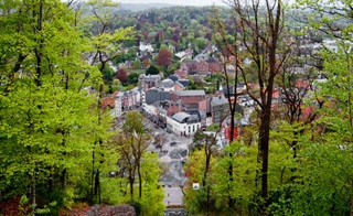 Paysage de la ville de Spa