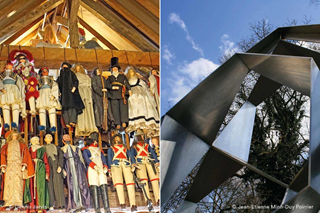 Théâtre de Toone à Bruxelles et oeuvre d'art au Sart-Tilman