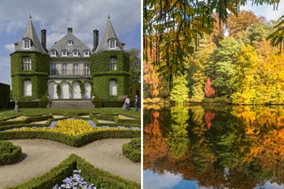 Het Kasteel van Terhulpen en het park rond het kasteel