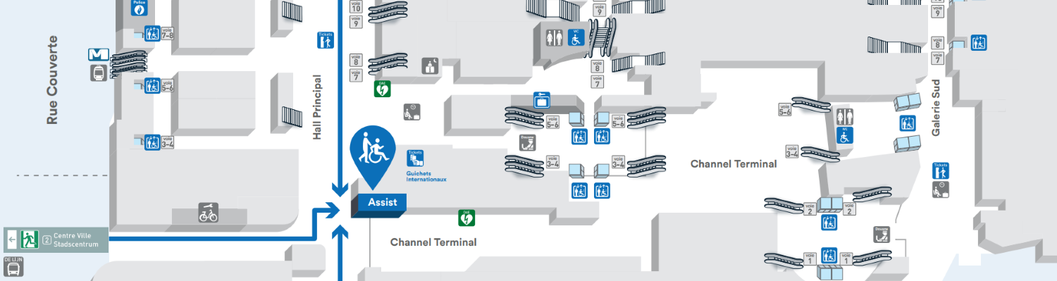 Téléchargez le plan de la gare