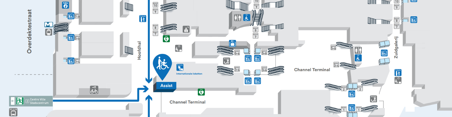 Téléchargez le plan de la gare